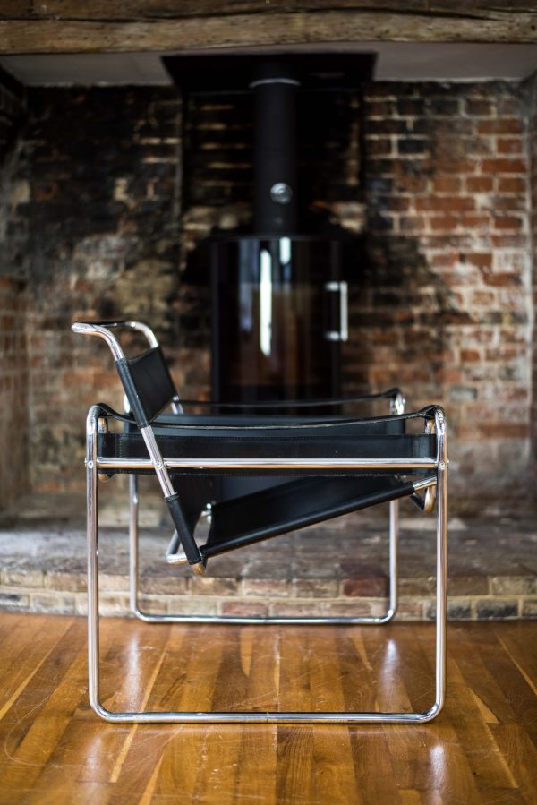 Wassily Chair after design by Marcel Breuer side
