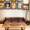 Danish Brown Leather Couch 2