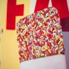 Pair of Tin Lolly Advertising Plates sprinkles