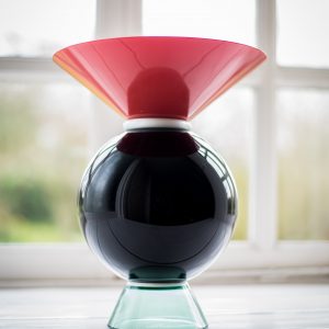 Ettore Sottsass Yeman Vase by Venini Italy front