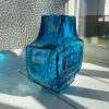 Whitefriars TV Vase by Geoffrey Baxter Pattern number 9677 in Kingfisher Blue - Image 3
